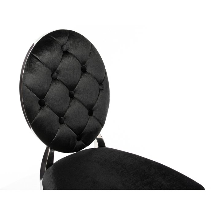 Обеденный стул Odda черного цвета - лучшие Обеденные стулья в INMYROOM