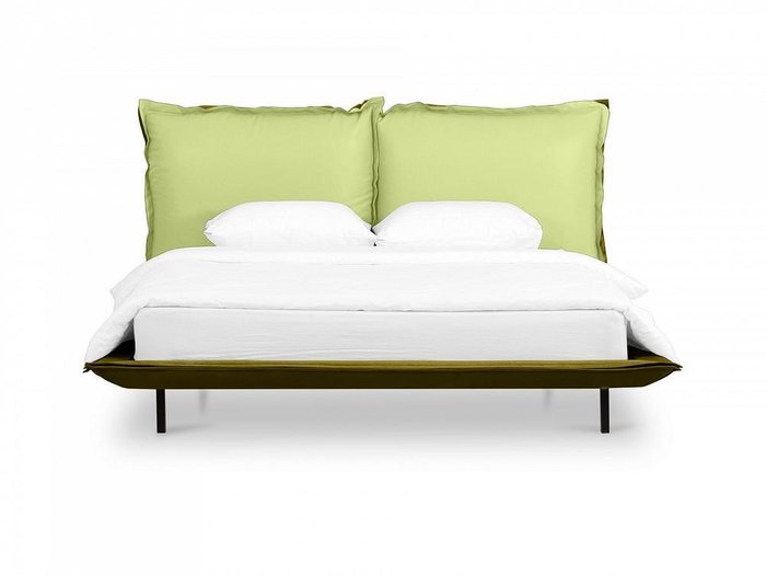 Кровать Barcelona 160х200 зеленого цвета - лучшие Кровати для спальни в INMYROOM