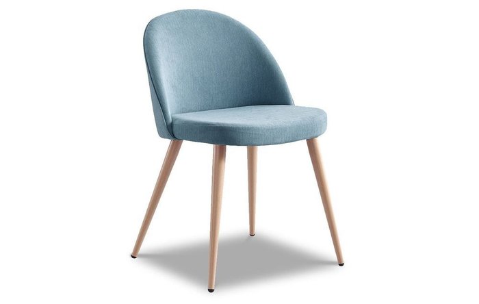 Обеденный стул Shelly голубого цвета