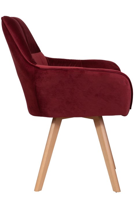 Кресло Soft красного цвета - лучшие Интерьерные кресла в INMYROOM