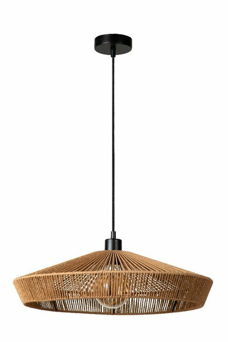 Подвесной светильник Yunkai 10413/50/72 (ротанг, цвет коричневый) - купить Подвесные светильники по цене 19090.0