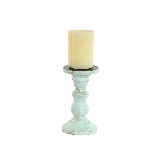 Канделябр Жёлтый Синий Зеленый Розовый Металл Древесина манго Shabby Chic 10 x 10 x 18 cm - купить Подсвечники по цене 5562.0