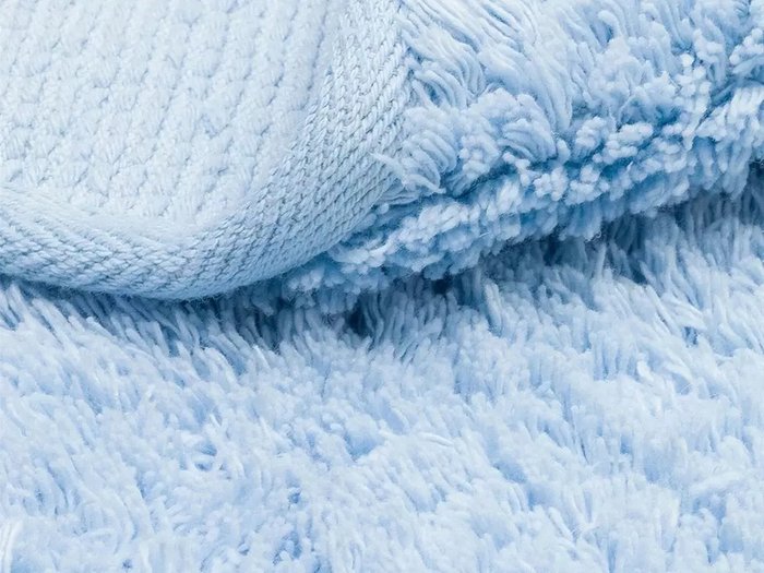 Ковер Cotton Boon диаметр 120 голубого цвета - лучшие Ковры в INMYROOM
