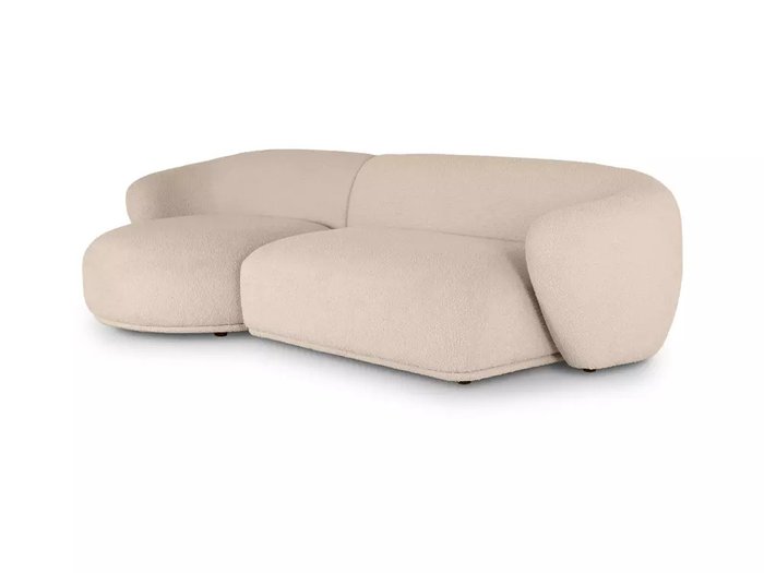 Модульный диван Fabro M бежевого цвета левый - купить Прямые диваны по цене 229860.0
