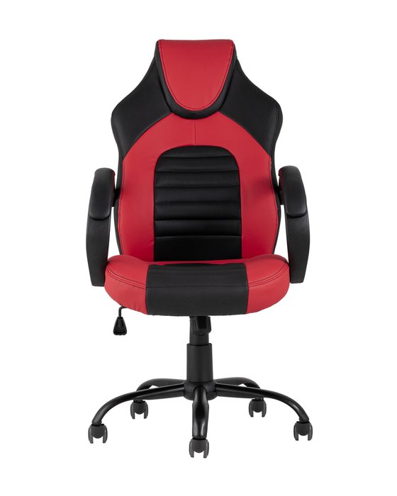 Кресло игровое TopChairs Racer Midi черно-красного цвета - купить Офисные кресла по цене 24980.0