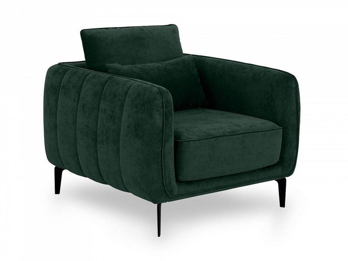 Кресло Amsterdam темно-зеленого цвета  - купить Интерьерные кресла по цене 49810.0
