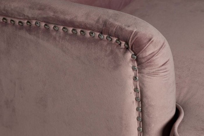 Кресло велюровое дымчато-розовое (с подушкой) - лучшие Интерьерные кресла в INMYROOM