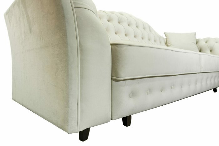 Прямой диван-кровать Маркиз цвета слоновая кость - лучшие Прямые диваны в INMYROOM