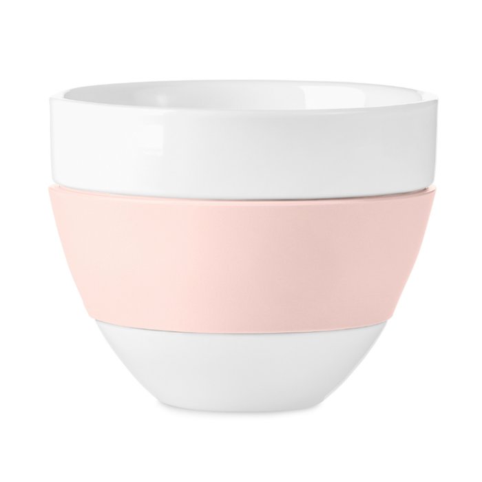 Чашка с термоэффектом Aroma бело-розового цвета