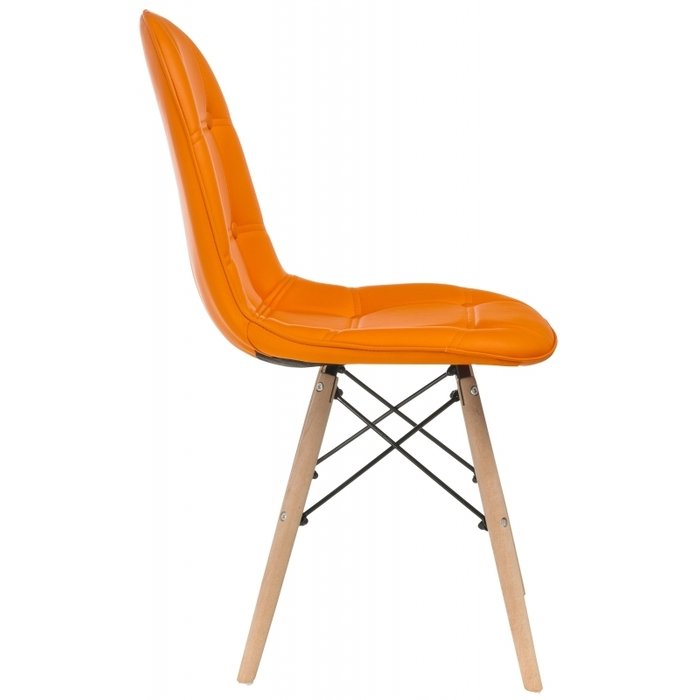 Обеденный стул Kvadro оранжевого цвета - лучшие Обеденные стулья в INMYROOM