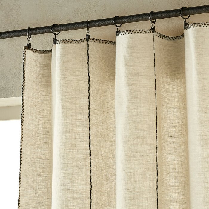 Штора Tojos 140x320 бежевого цвета - купить Шторы по цене 7807.0 Штора Tojos 140x320 бежевого цвета - купить Шторы по цене 7807.0
