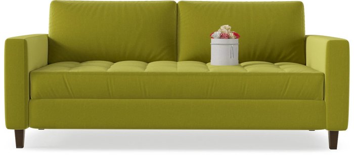 Диван прямой Geradine светло-зеленого цвета - лучшие Прямые диваны в INMYROOM