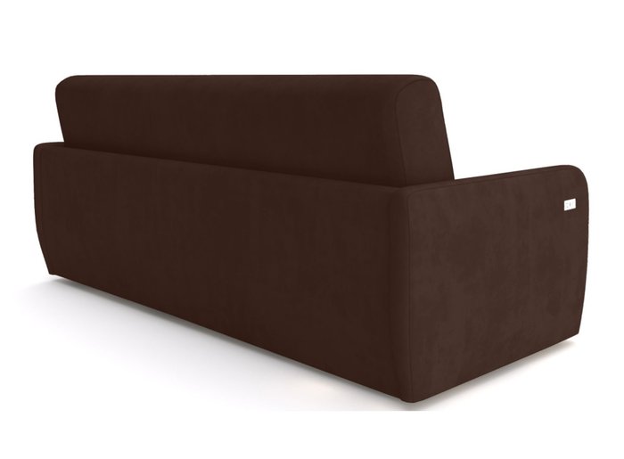 Прямой диван-кровать темно-коричневого цвета - лучшие Прямые диваны в INMYROOM