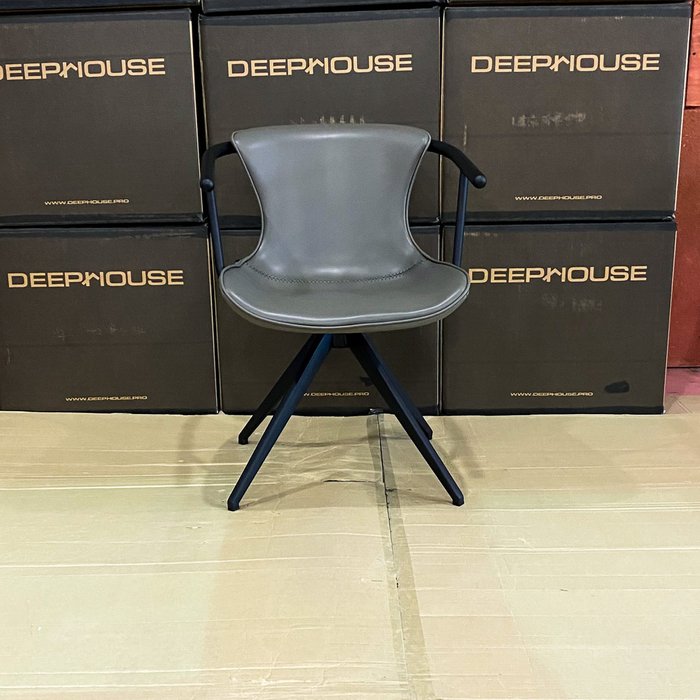 Стул Витербо серого цвета - купить Обеденные стулья по цене 22900.0
