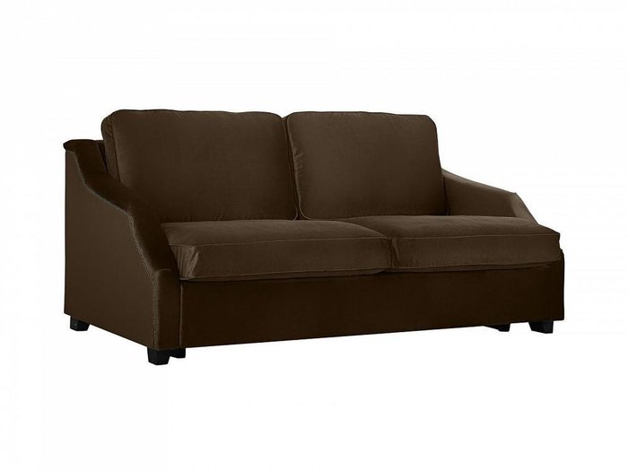 Диван-кровать трёхместный Windsor с молдингом темно-коричневого цвета - купить Прямые диваны по цене 115190.0
