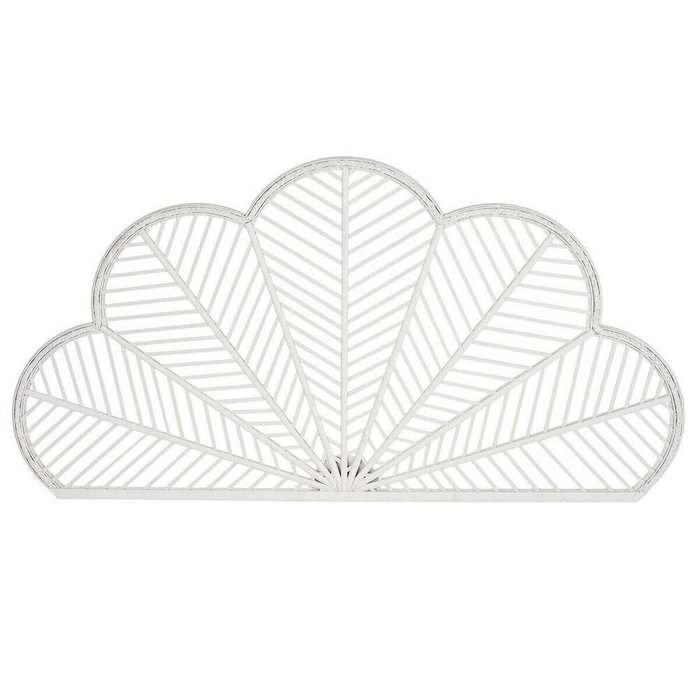 Изголовье кровати Home ESPRIT Белый Бамбук ротанг 160 x 2,5 x 81 cm Изголовье кровати Home ESPRIT Белый Бамбук ротанг 160 x 2,5 x 81 cm