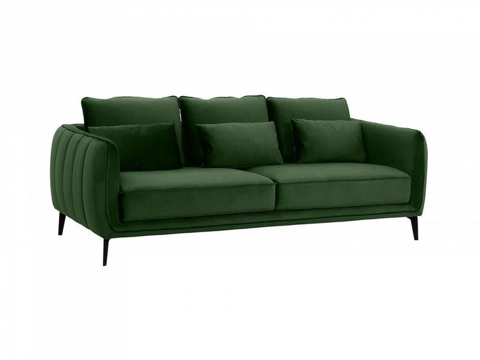 Диван Amsterdam зеленого цвета - купить Прямые диваны по цене 89910.0