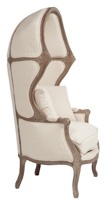 Кресло Versailles Chair из льняной ткани бежевого цвета - купить Интерьерные кресла по цене 133000.0