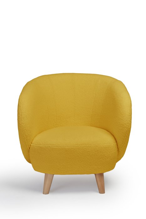 Кресло Мод желтого цвета - купить Интерьерные кресла по цене 22120.0