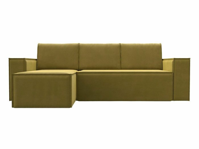 Угловой диван-кровать Куба желтого цвета левый угол - купить Угловые диваны по цене 55999.0