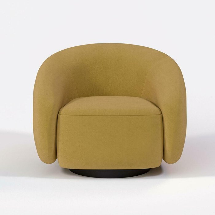 Кресло Kali горчичного цвета - купить Интерьерные кресла по цене 50589.0