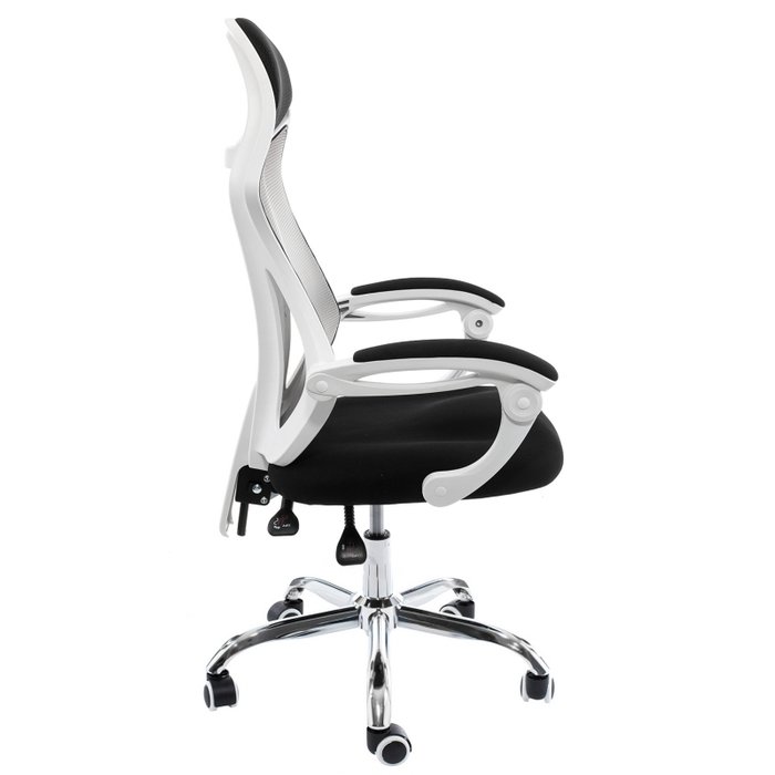 Компьютерное кресло Armor бело-черного цвета - лучшие Офисные кресла в INMYROOM
