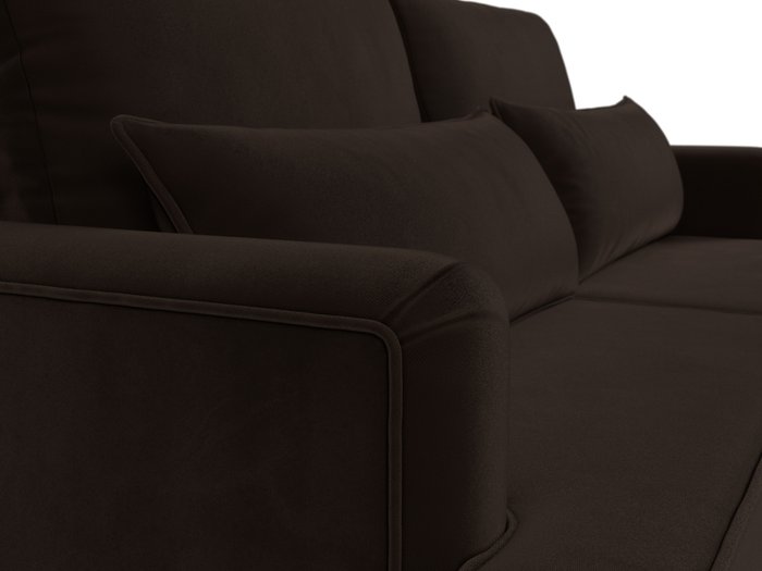 Прямой диван Джерси коричневого цвета - лучшие Прямые диваны в INMYROOM