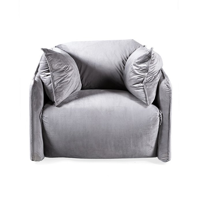 Кресло Zipline серого цвета - купить Интерьерные кресла по цене 66000.0