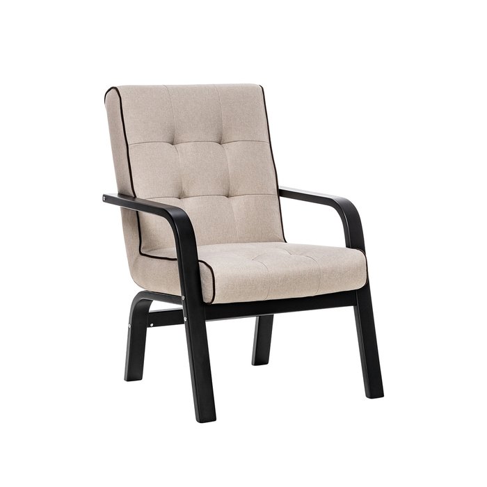 Кресло Модена серо-бежевого цвета