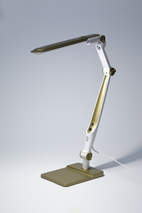 Настольная лампа NLED-497 Б0052773 (пластик, цвет золото) - купить Рабочие лампы по цене 5762.0