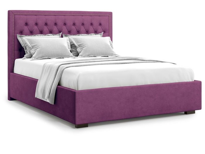 Кровать с подъемным механизмом Orto 140х200 фиолетового цвета - купить Кровати для спальни по цене 41000.0