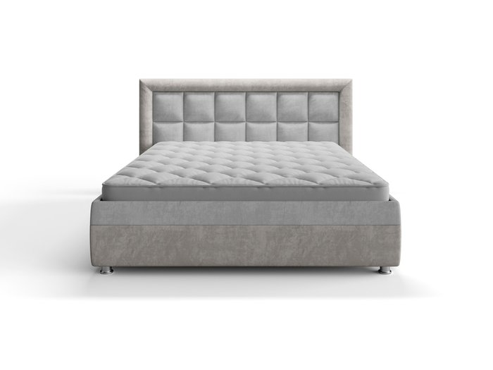 Кровать Афина 160х200 бежевого цвета с подъемным механизмом - купить Кровати для спальни по цене 50549.0