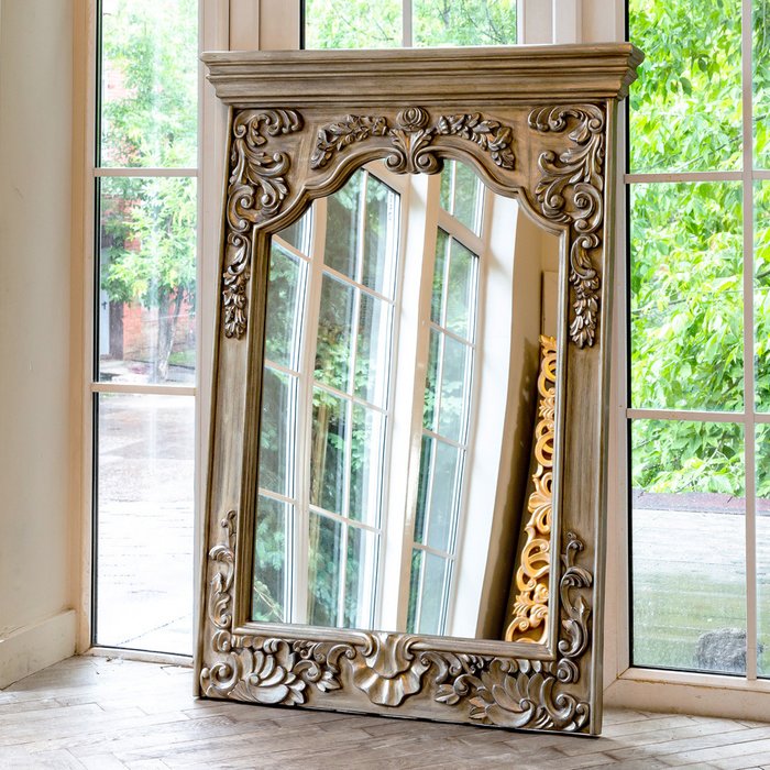Настенное зеркало Синдбад в раме из полиуретана  - лучшие Настенные зеркала в INMYROOM