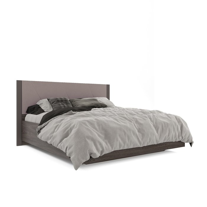 Кровать Селеста 160х200 с подъемным механизмом коричневого цвета