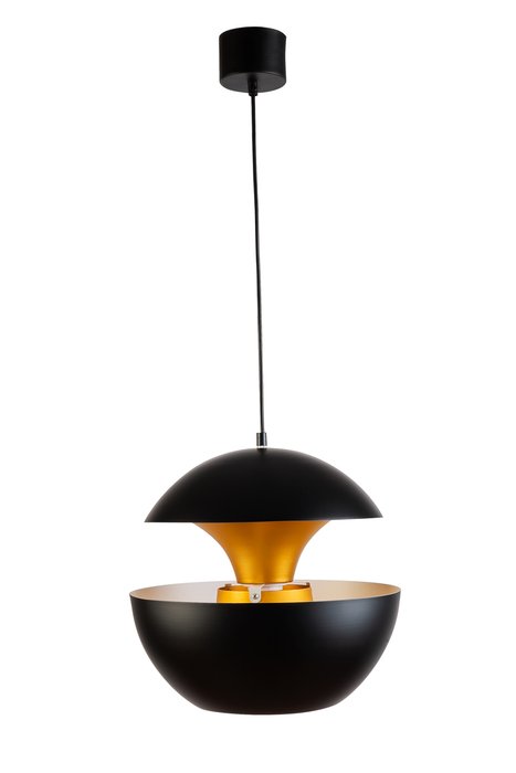 Подвесной светильник черно-золотого цвета