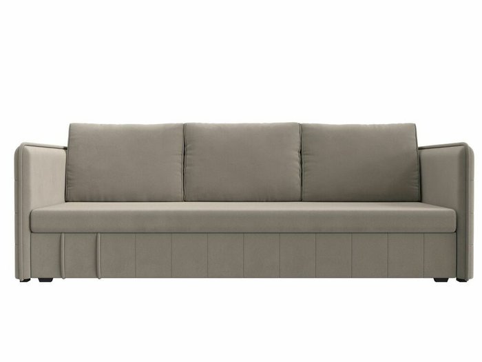 Прямой диван-кровать Слим бежевого цвета - купить Прямые диваны по цене 24999.0