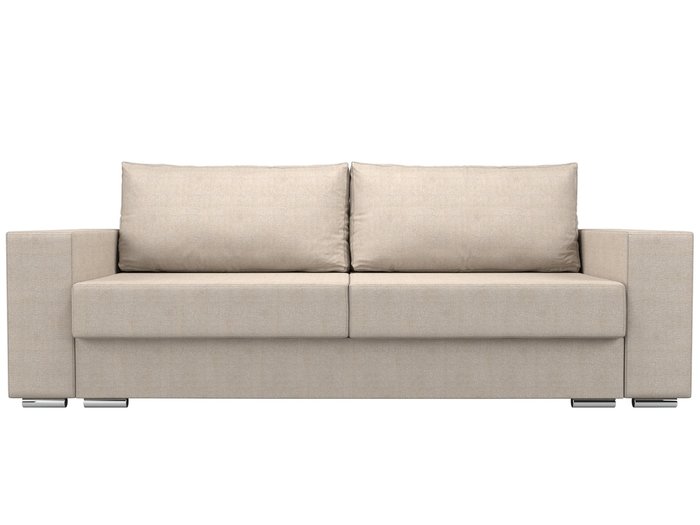 Прямой диван-кровать Исланд бежевого цвета - купить Прямые диваны по цене 50999.0