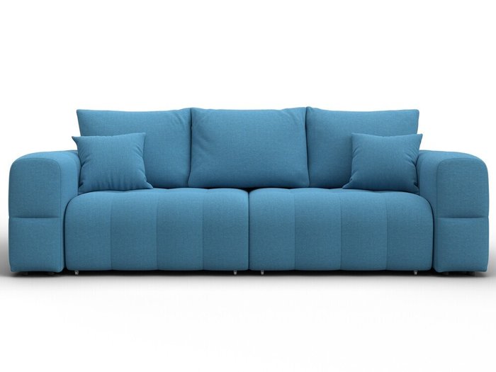 Диван-кровать Лига-110 голубого цвета - купить Прямые диваны по цене 76990 Диван-кровать Лига-110 голубого цвета - купить Прямые диваны по цене 76990