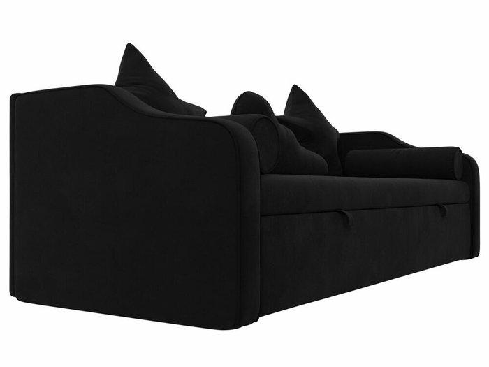 Диван-кровать Рико черного цвета - лучшие Прямые диваны в INMYROOM
