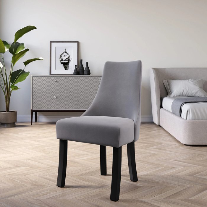 Стул Грант серого цвета - купить Обеденные стулья по цене 8990.0