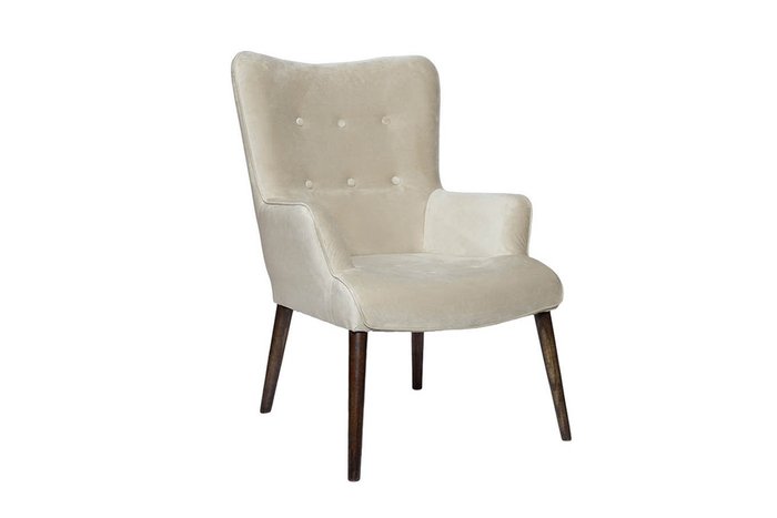 Кресло бежевого цвета - купить Интерьерные кресла по цене 14700.0