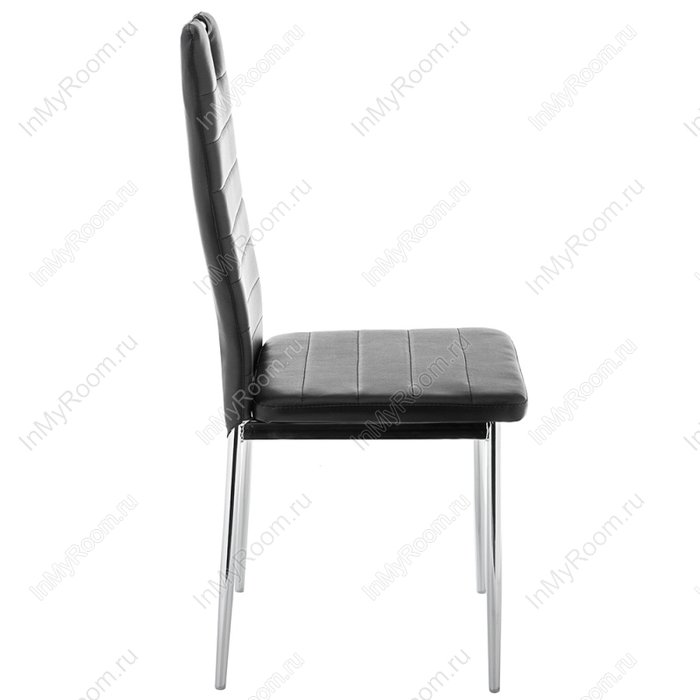 Обеденный стул Eric черного цвета - лучшие Обеденные стулья в INMYROOM