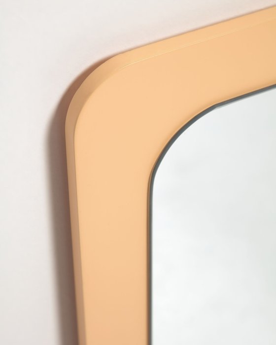 Velma mirror in mustard MDF 47 x 57 cm - лучшие Настенные зеркала в INMYROOM
