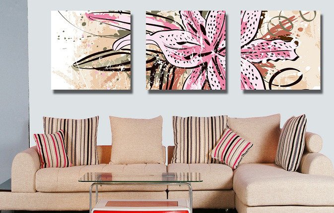 Декоративная картина "Тигровая лилия" - купить Принты по цене 3890.0