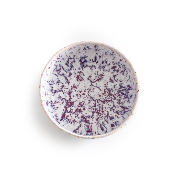 Комплект из четырех пиал Hortensia бело-фиолетового цвета - купить Тарелки по цене 4861.0