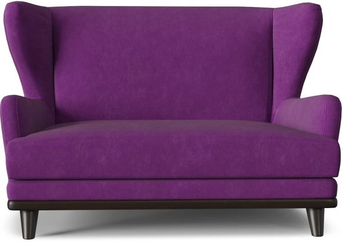 Диван Роберт Ритм Velvet фиолетового цвета - купить Прямые диваны по цене 22586.0