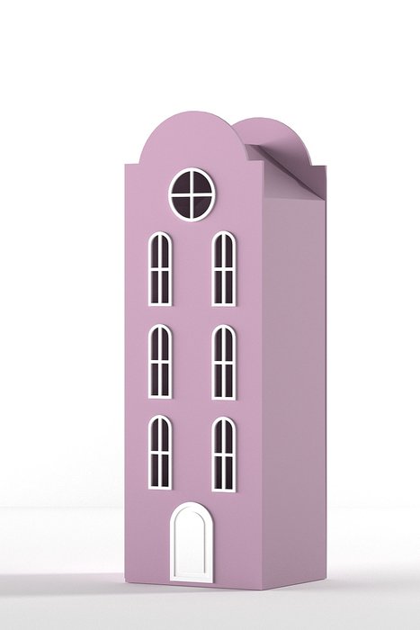 Шкаф-домик Рига Medium лилового цвета - купить Детские шкафы по цене 62290.0