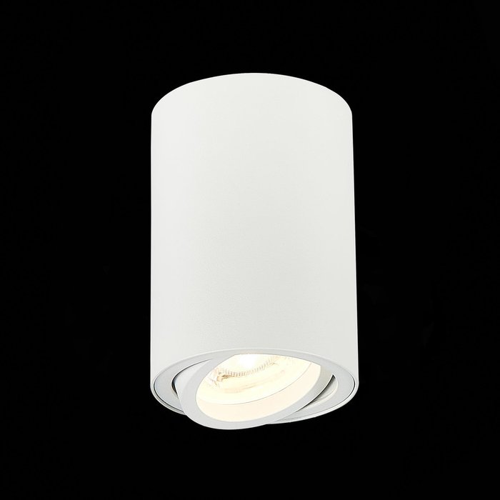 Светильник потолочный Мат. белый GU10 1*50W  D70xH100 220V Без ламп TORUS - лучшие Потолочные светильники в INMYROOM