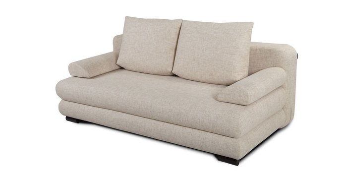Прямой диван-кровать Фабио коричневого цвета - купить Прямые диваны по цене 48624.0