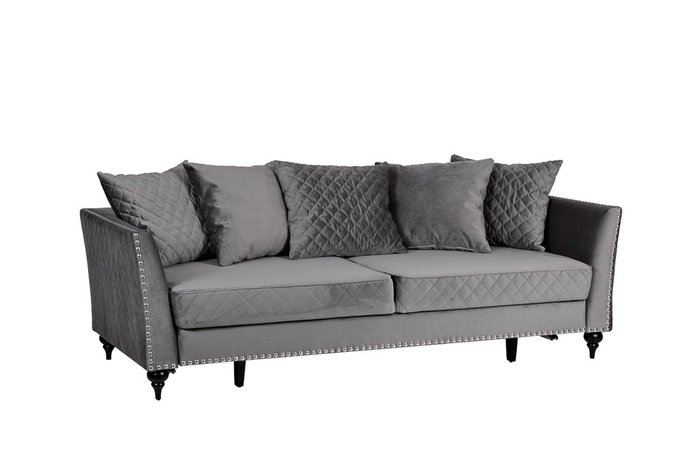 Диван-кровать Sorrento серого цвета  - купить Прямые диваны по цене 171700.0